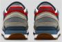 Saucony Shadow Grigio Rosso Azzurro Sneakers Gray Heren - Thumbnail 2