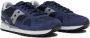 Saucony Logo Sneakers Suède Canvas Rubber Zool Blue Heren - Thumbnail 7
