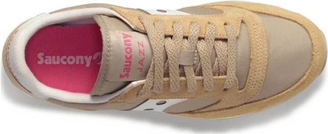 Saucony Beige Sneakers met Stijl Beige Dames