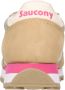 Saucony Eenvoudige Jazz Sneakers met Vetersluiting Beige Dames - Thumbnail 13