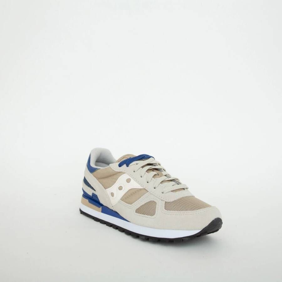 Saucony Poly-Lederen Sneakers Beige Heren