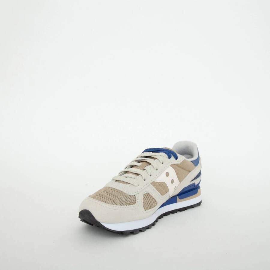 Saucony Poly-Lederen Sneakers Beige Heren