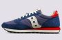 Saucony Unisex Sneakers met Stoffen en Suède Bovenwerk Blue Heren - Thumbnail 5