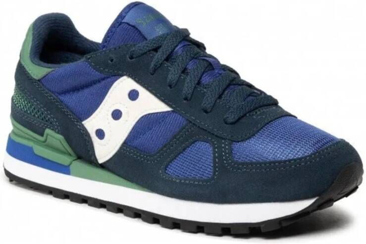 Saucony Blauwe contrast sneakers voor heren Blauw Heren