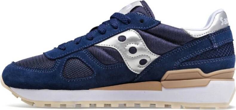 Saucony Blauwe Shadow S1108 Unisex Sneakers Blauw Heren