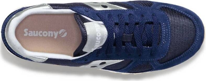 Saucony Blauwe Shadow S1108 Unisex Sneakers Blauw Heren