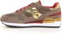Saucony Logo Sneakers Suède Nylon Rubber Zool Multicolor Dames - Thumbnail 8