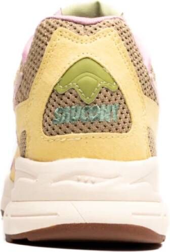 Saucony Stijlvolle Tan Gele Sneakers Geel Dames