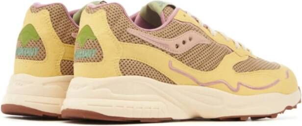 Saucony 3D-Grid-Hurricane_S707 Gele Sneakers Geel Heren