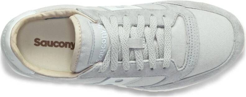 Saucony Grijze en witte Jazz Triple schoen Grijs Dames