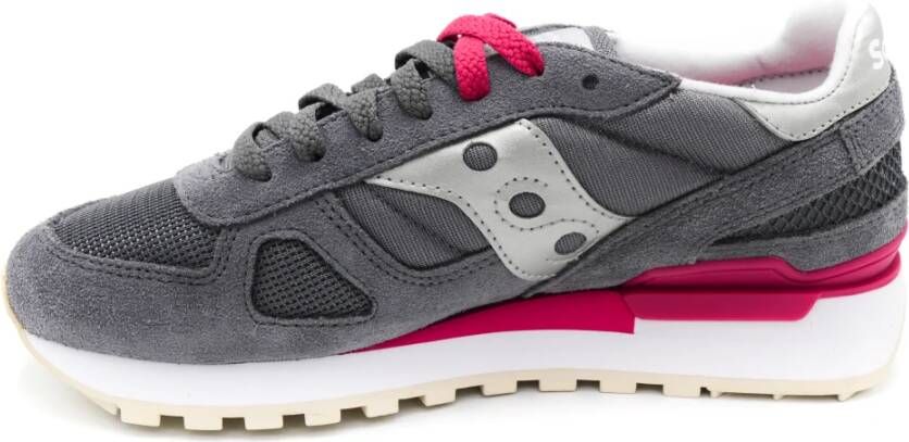 Saucony Leren en stoffen sneakers voor vrouwen Grijs Dames