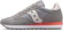 Saucony Jazz Original Sneakers nen Grijs Wit Rood - Thumbnail 6