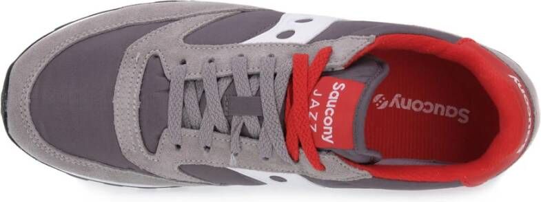 Saucony Jazz Grey Whe Red Sneakers Grijs Heren