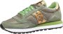 Saucony women's shoes suede trainers sneakers Jazz o Groen Dames - Thumbnail 3