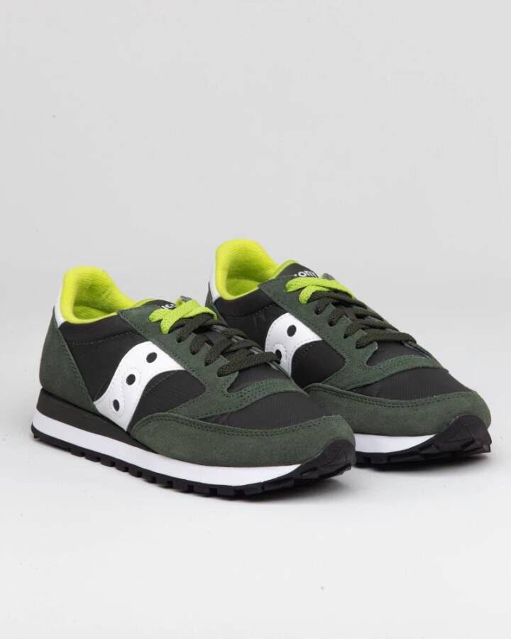Saucony Kleurrijke Jazz Originals Sneakers Groen Heren