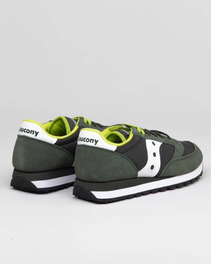 Saucony Kleurrijke Jazz Originals Sneakers Groen Heren