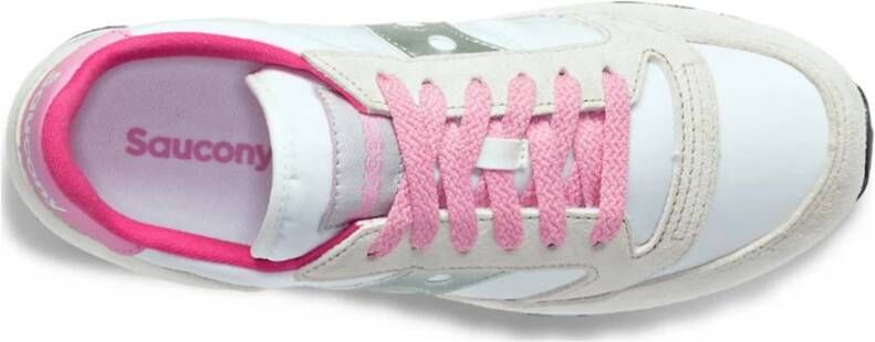 Saucony Stijlvolle Jazz Triple Cht Gray Pink Sneakers voor Dames Meerkleurig Dames