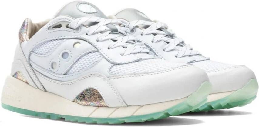 Saucony Witte Shadow 6000 Sneakers Wit Dames