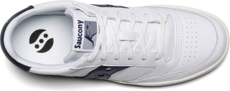 Saucony Comfortabele Heren Sneakers van Huidstof Wit Heren