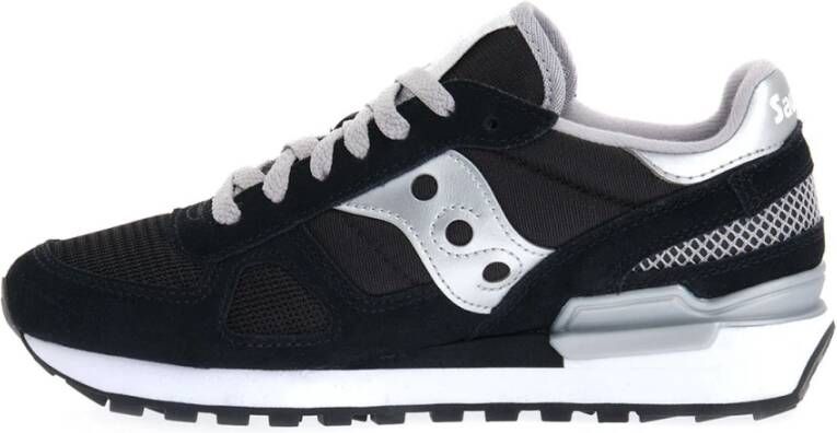 Saucony Stijlvolle Tessuto Sneakers voor Vrouwen Zwart Dames