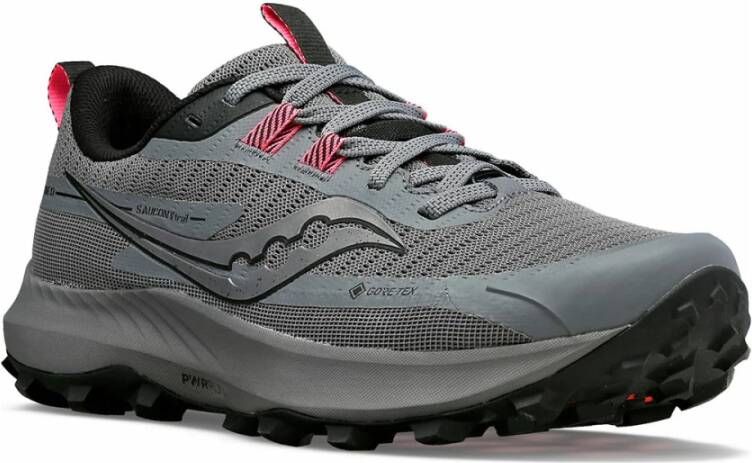 Saucony Peregrine 13 GTX Gravel Trail Hardloopschoenen Zwart Dames