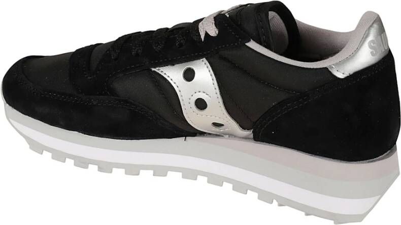 Saucony Dames Sneakers van Leer en Nylon Zwart Dames
