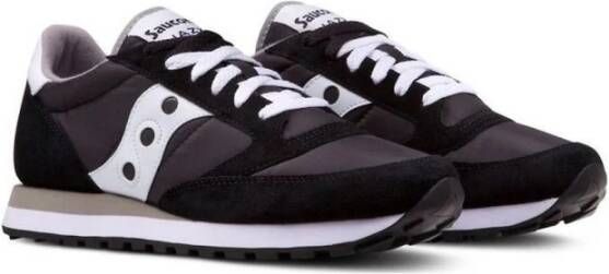 Saucony Heren Sneakers van Suède met Dual-Tone EVA Tussenzool Zwart Heren