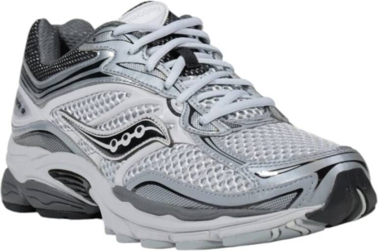 Saucony Sportieve Veterschoenen Grijs Lente Zomer Gray Heren