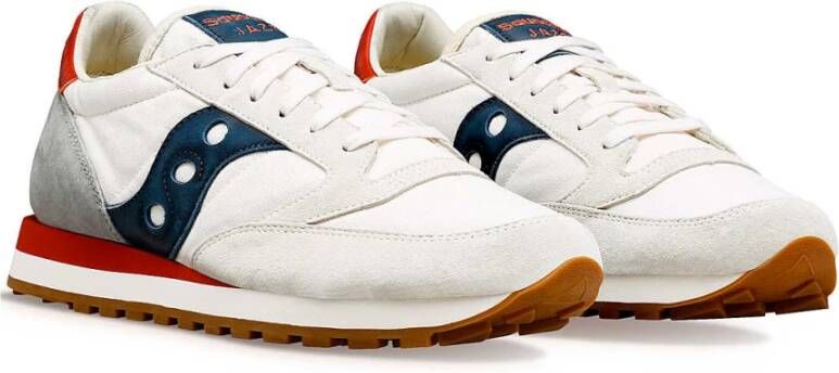 Saucony Stonewash Jazz Original Sneakers White Heren