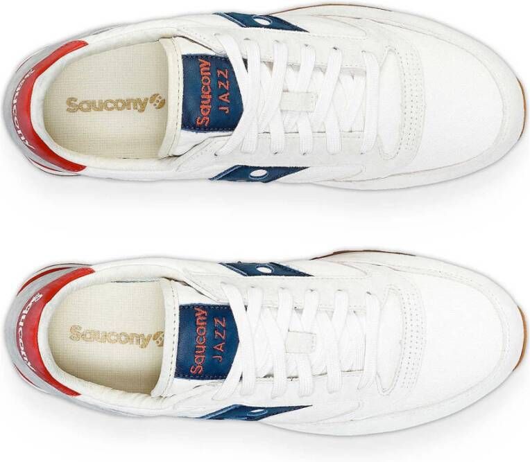 Saucony Stonewash Jazz Original Sneakers White Heren