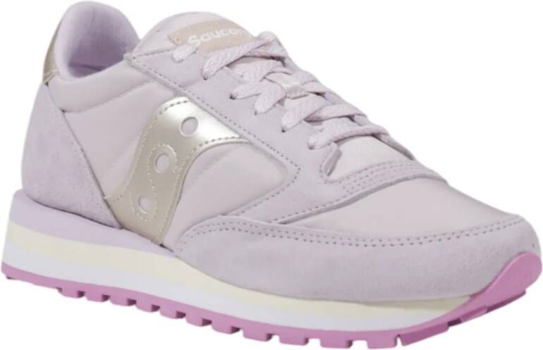 Saucony Suede Leren Damesschoenen Herfst Winter Collectie Pink Dames