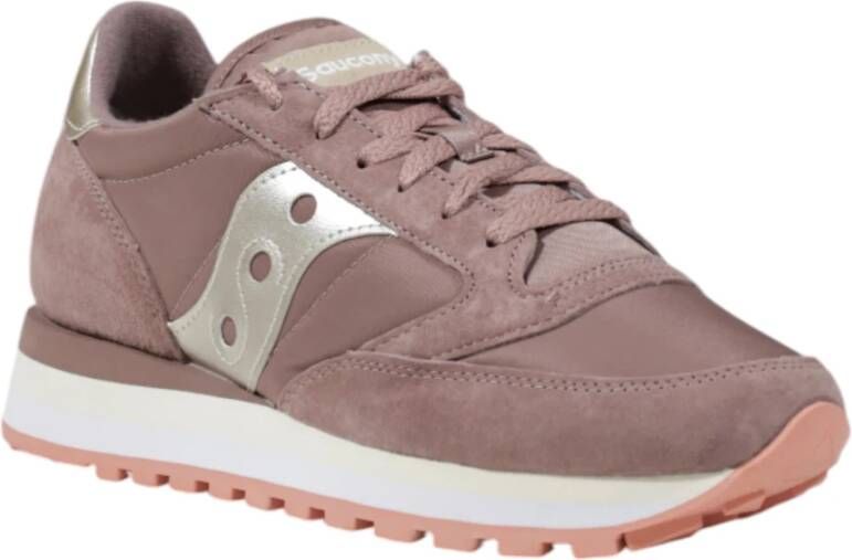 Saucony Suede Leren Damesschoenen Herfst Winter Collectie Purple Dames