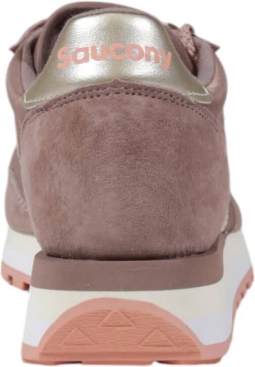 Saucony Suede Leren Damesschoenen Herfst Winter Collectie Purple Dames