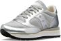 Saucony Jazz Triple Lage sneakers Leren Sneaker Dames Zilver - Thumbnail 6