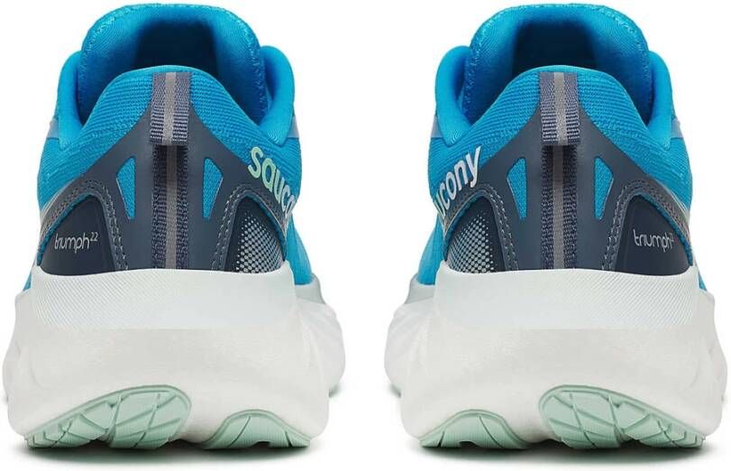 Saucony Viziblue Dusk Triumph 22 Hardloopschoenen Blue Dames