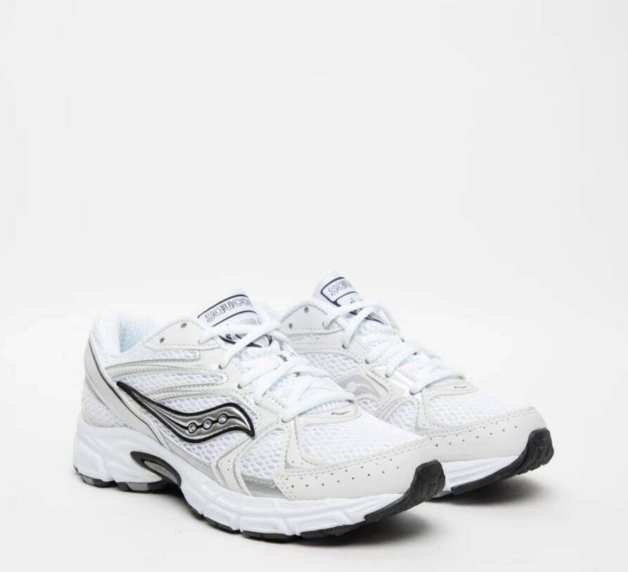 Saucony Witte Veterschoenen Optische Sneakers White Unisex