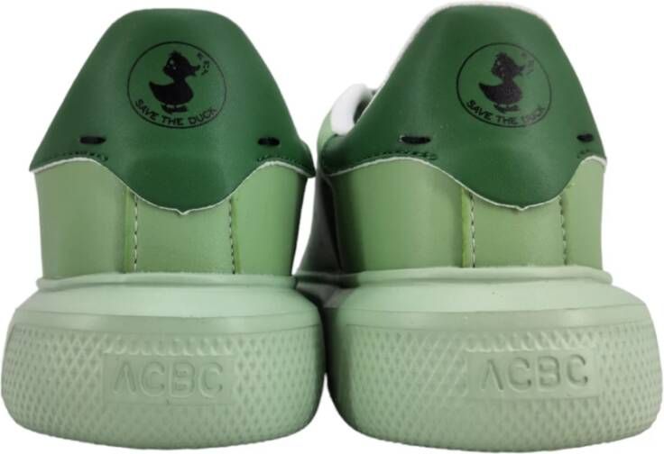 Save The Duck Groene Stoffen Damessneakers Groen Dames