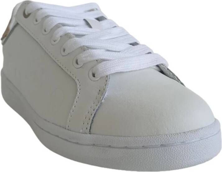 Scalpers Witte Casual Leren Sneakers Vrouwen White Dames