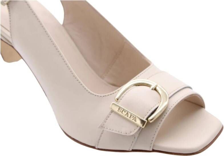 Scapa High Heel Sandals Beige Dames