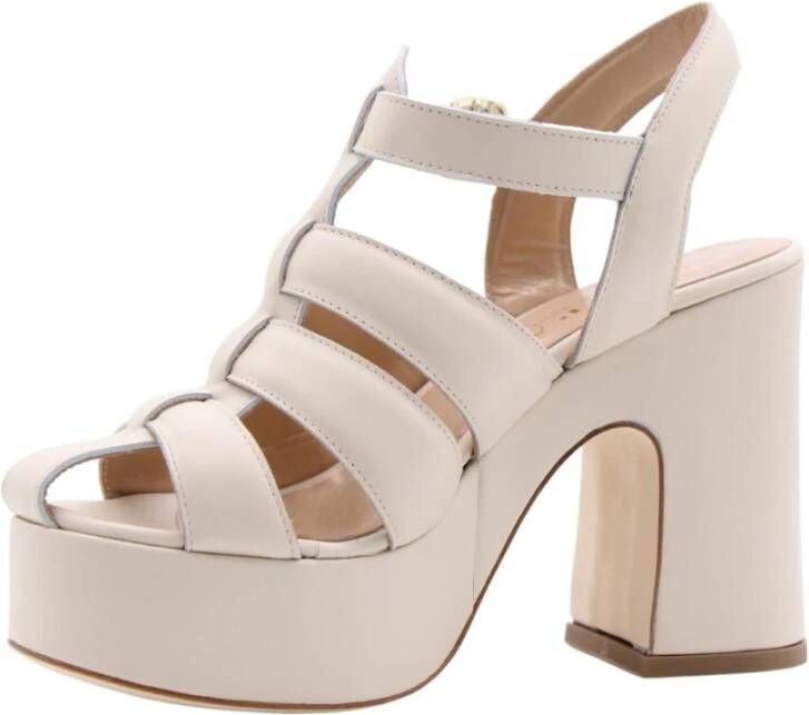 Scapa High Heel Sandals Beige Dames