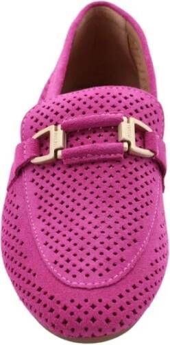 Scapa Stijlvolle Mocassin Loafers voor Vrouwen Pink Dames