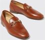 Scarosso Equestrian-geïnspireerde Alessandra Cognac Loafer Brown Dames - Thumbnail 2