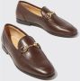 Scarosso Krokoprint Leren Loafers Brown Dames - Thumbnail 4