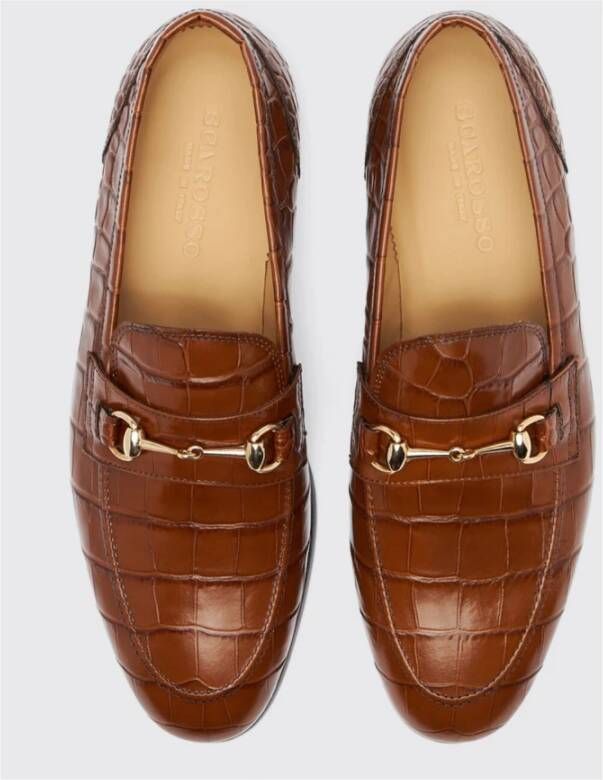 Scarosso Alessandro Loafers met paardenbit Brown Heren