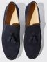 Scarosso Blauwe Suède Loafers voor Heren Blue Heren - Thumbnail 3