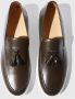 Scarosso Amedeo Moro Loafers Handgemaakte Italiaanse instappers Brown Heren - Thumbnail 4