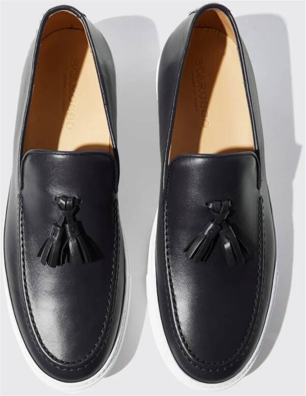 Scarosso Amedeo Nero Slip-On Schoenen
