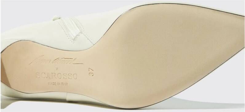 Scarosso Anya Laarzen Brian Atwood Samenwerking Beige Dames