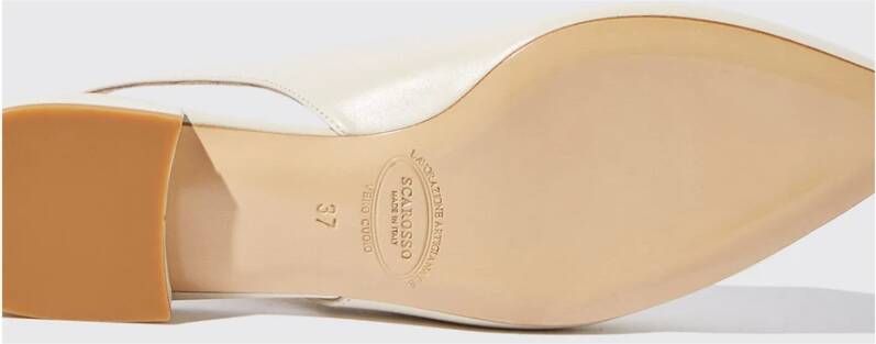 Scarosso Viviana Slingback Ballet Flats Beige Dames