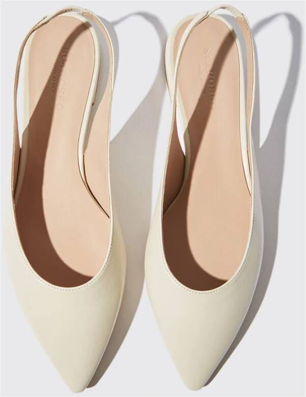 Scarosso Viviana Slingback Ballet Flats Beige Dames